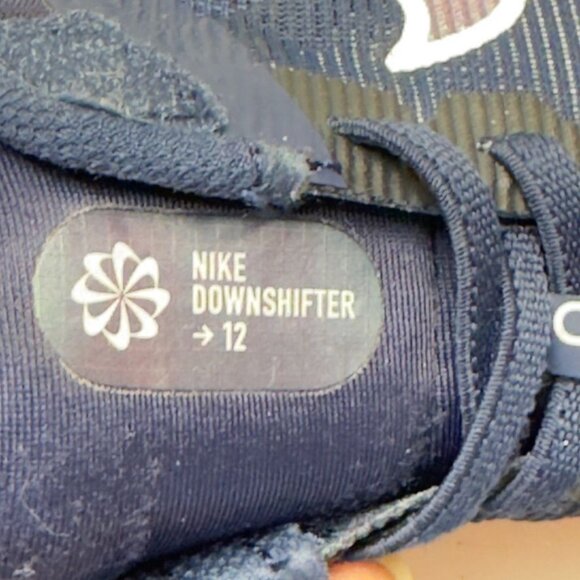 NIKE DOWNSHIFTER Kid Shoes Unisex Blue Running Sneakers Size 8C - Picture 10 of 12